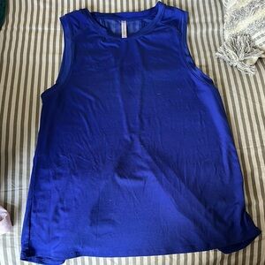 Blue Sleeveless Top